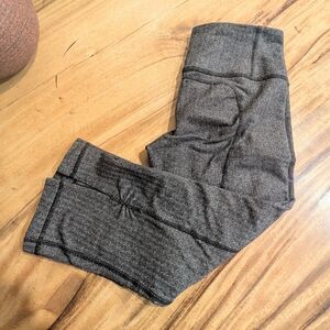 lululemon Gray Textured Leggings